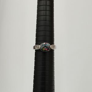 925 Sterling Silver Mystic Topaz Ring
